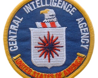 Vintage Agent Patch Tab State Federal Police Officer FBI CIA DEA NSA Secret Spy 