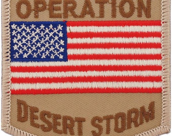z52 USA Patch  USN Operation Desert Storm 90 mm