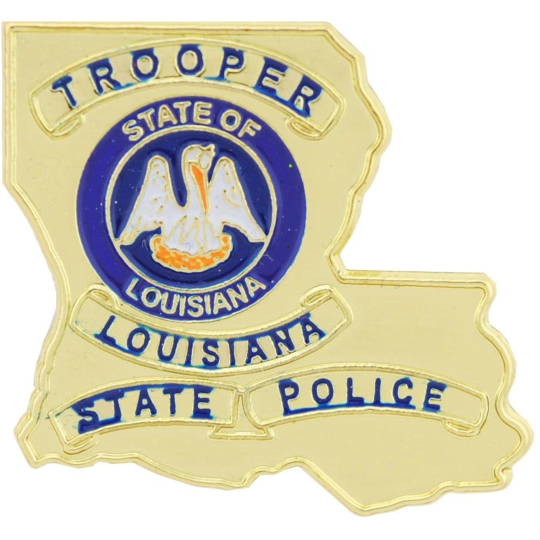 Louisiana State Police Badge Pin 1 -  Denmark