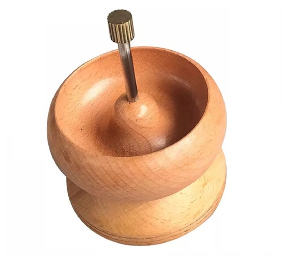Bead Spinner With 3 Curved Needles,bead Stringing Tool,wooden Bead