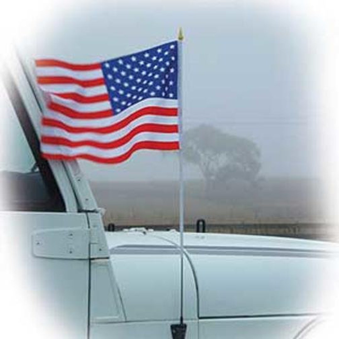 American Flag for Car Antenna on A Stick 12 X 18 Etsy