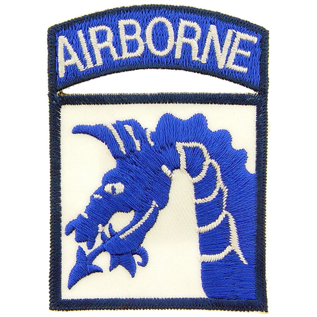 U.S. Army 18th Airborne Corps Patch Blue & White 3 Etsy