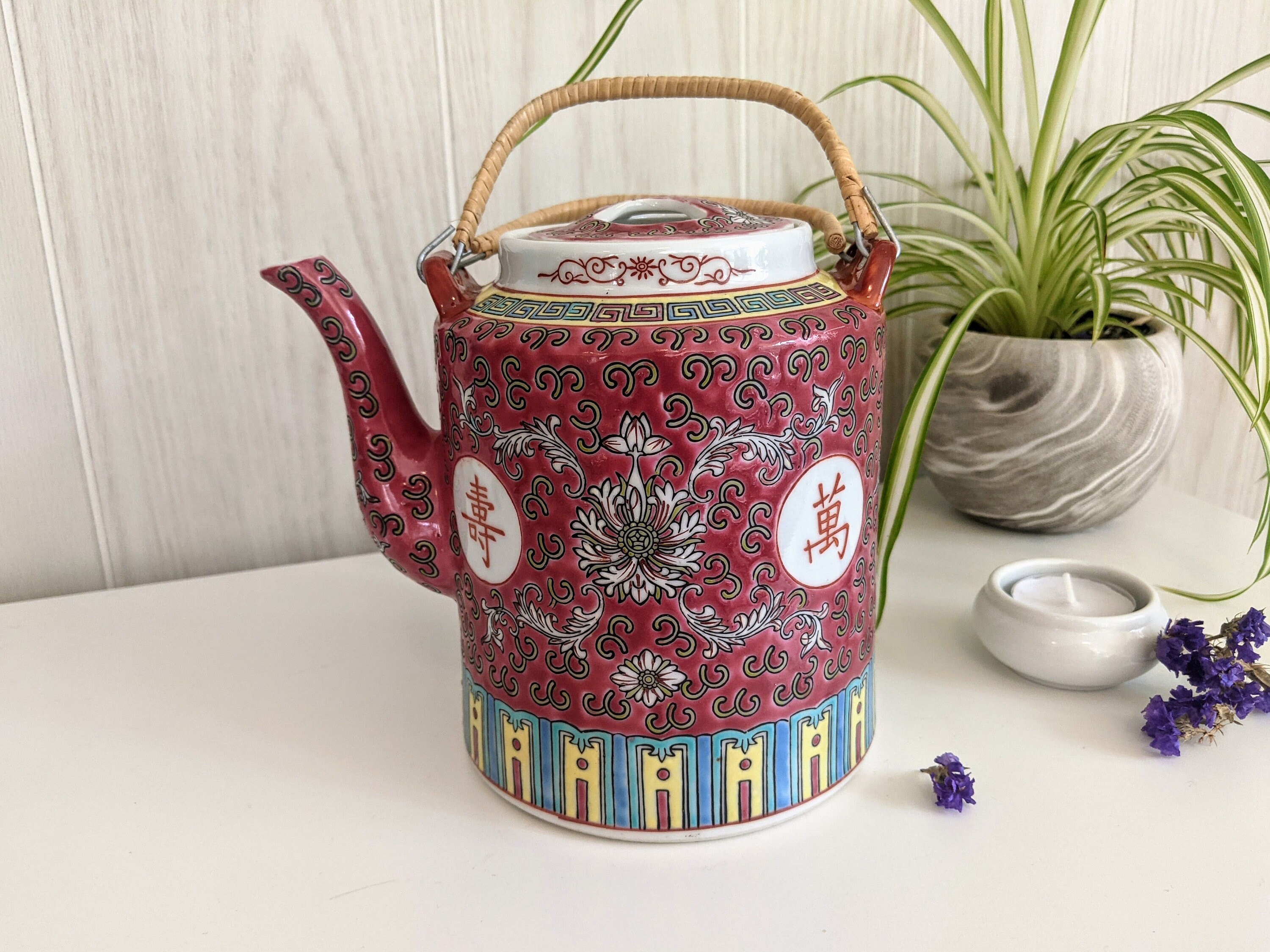 Natural Fiber Teapot Embellishments