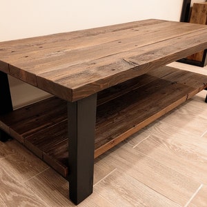 Solid Reclaimed Wood Coffee Table
