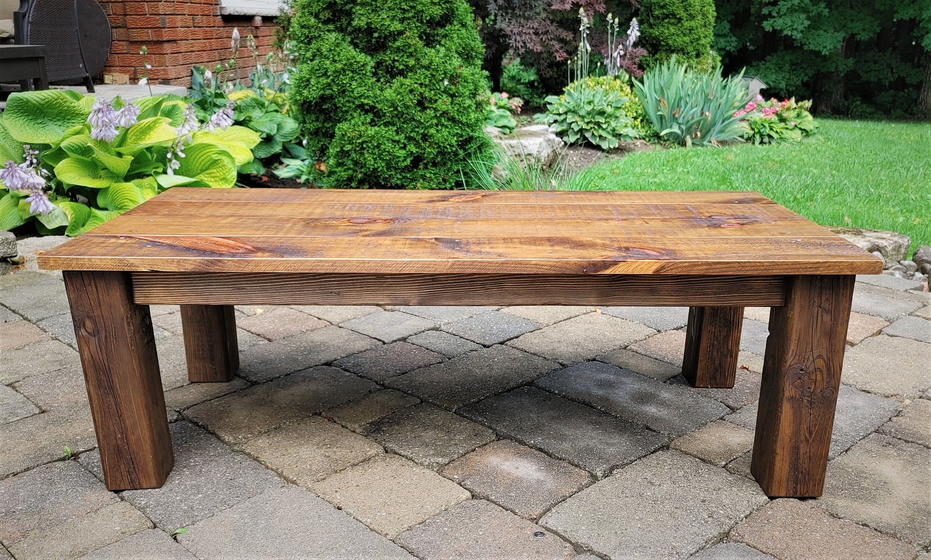 Rustic Handcrafted Coffee Table Etsy Canada