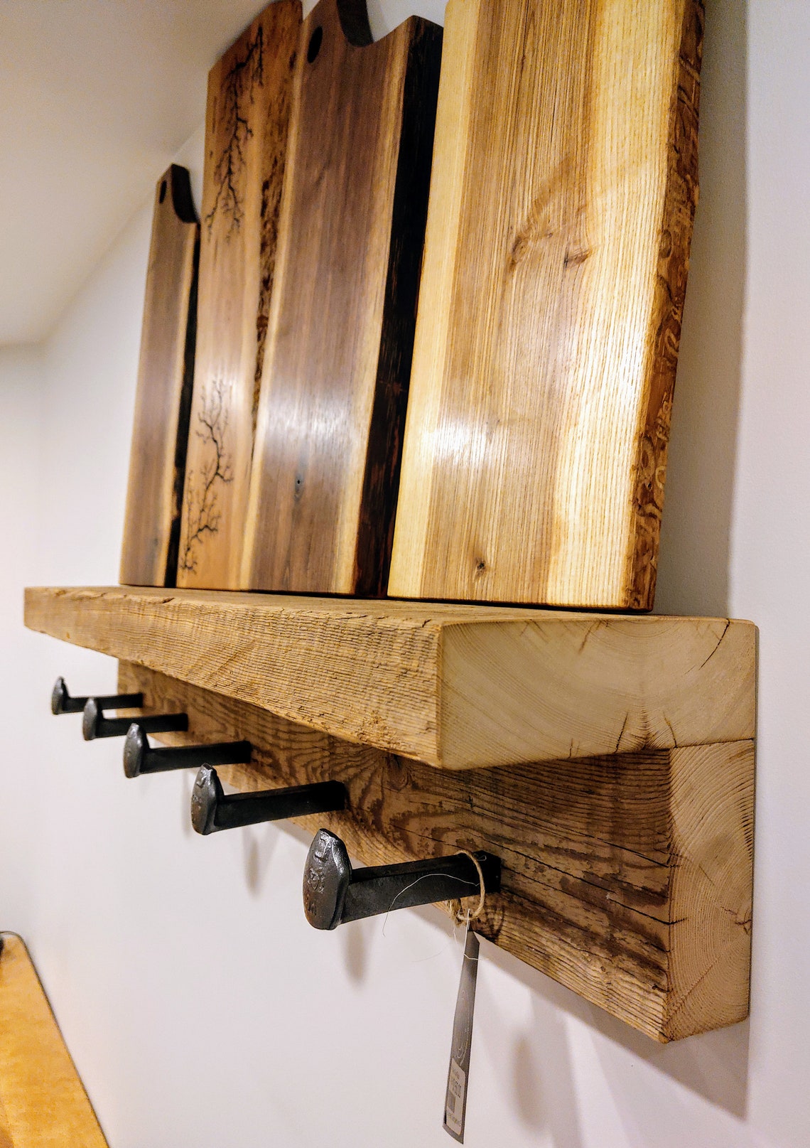 Rail Road Pin Coat Hanger/shelf Etsy Canada