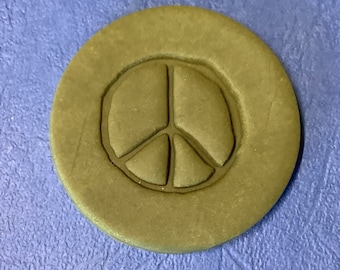 Peace Sign, Peace, Pottery Stamp, Make it and Mark it