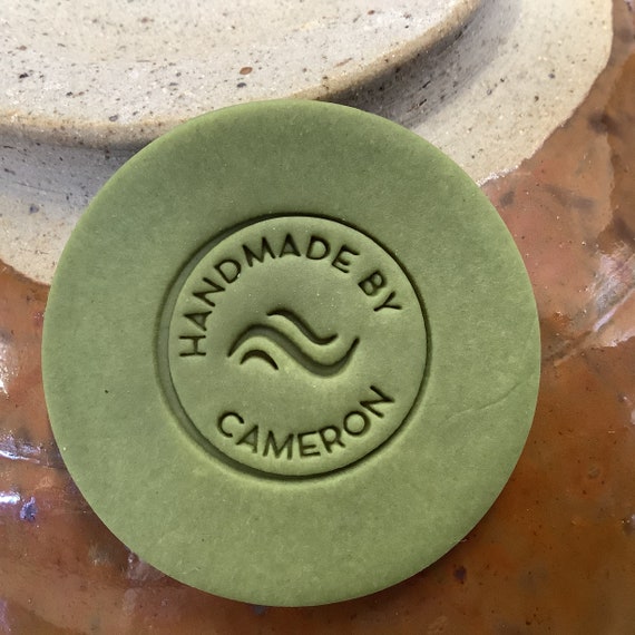 Personalized Handmade Pottery Stamp, Ceramics Branding Tool, Add Your Name