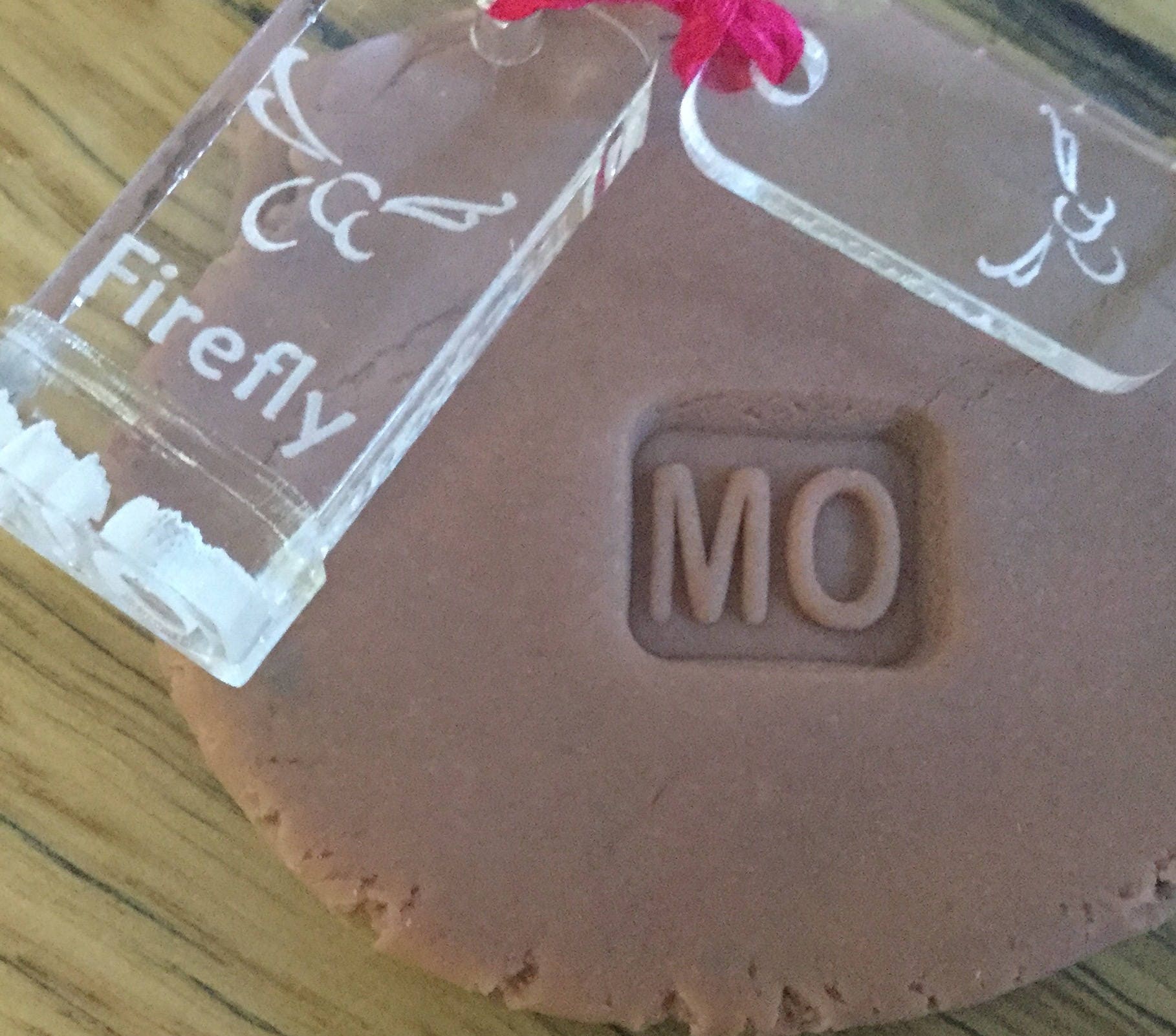 Embossed Initials Stamp Initial Stamp Pottery Tools Etsy