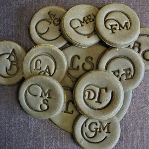 Round Initial Stamp , Prima, Pottery Tools, Makers Mark, Pottery image 15