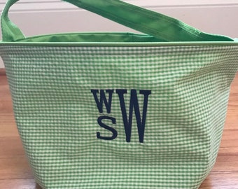 Monogrammed Easter Basket