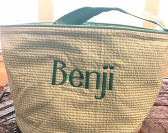 Monogrammed, Personalized Easter Tote