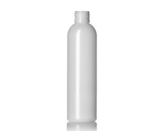 6oz Natural Cosmo PET Plastic Bottles - Set of 25 - BULK25