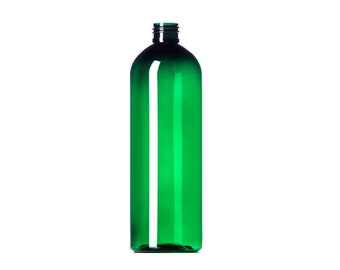 16oz Green Cosmo PET Plastic Bottles - Set of 25 - BULK25