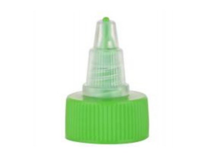 Lime Green Natural Twist Top Dispensing Caps Bottle Cap Size 24410