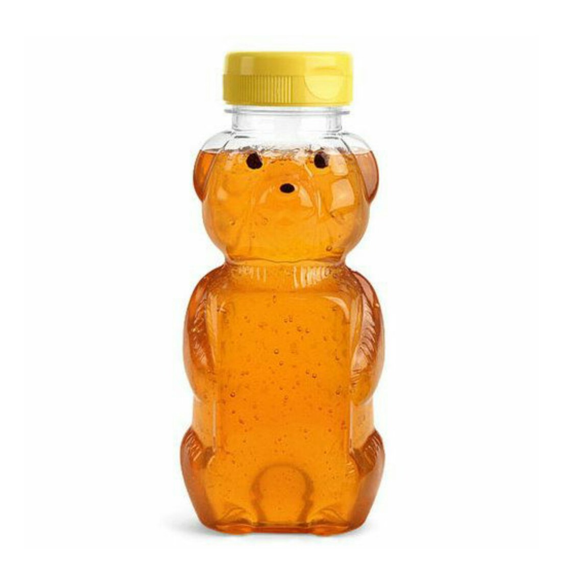 8oz Clear PET Plastic Honey Bear Bottles Set of 25 BULK25 Etsy
