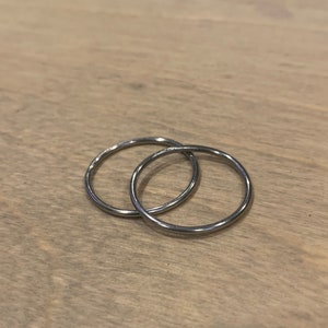 Anillo apilable simple Stainless Steel