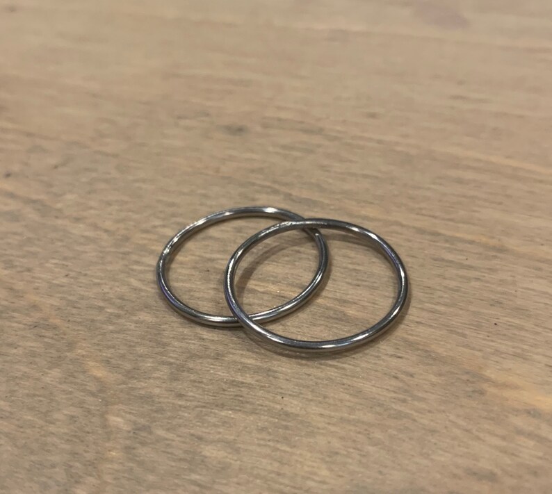 Anillo apilable simple Stainless Steel