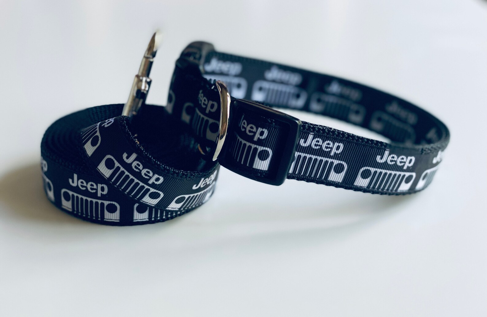 Jeep 1 inch Dog Collar Leash or Collar & Leash Set Etsy
