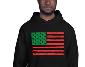 AfricaAmericaFlag UNISEX Hoodie