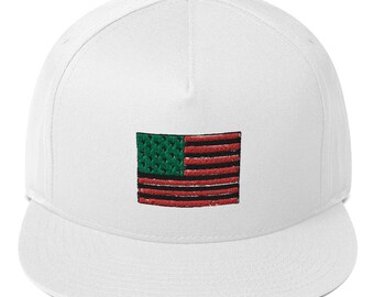 Africa America Flat Bill Cap