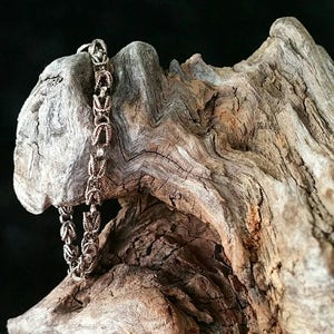 Vintage Intricate Chain Link Bracelet, H-BRA-169 gs image 2