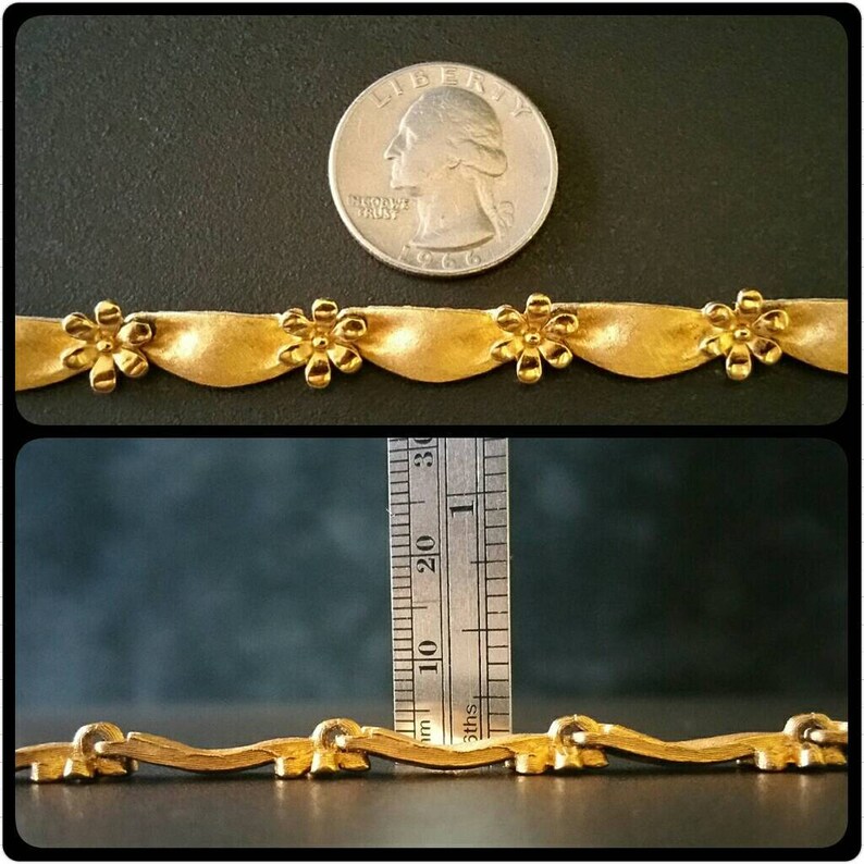 Vintage CROWN TRIFARI Necklace D-N.E-180 Gold Tone 9.2mm Elegant Crown Trifari Choker Adjustable 14.5 Inch to 16.5 Inch Hook Clasp