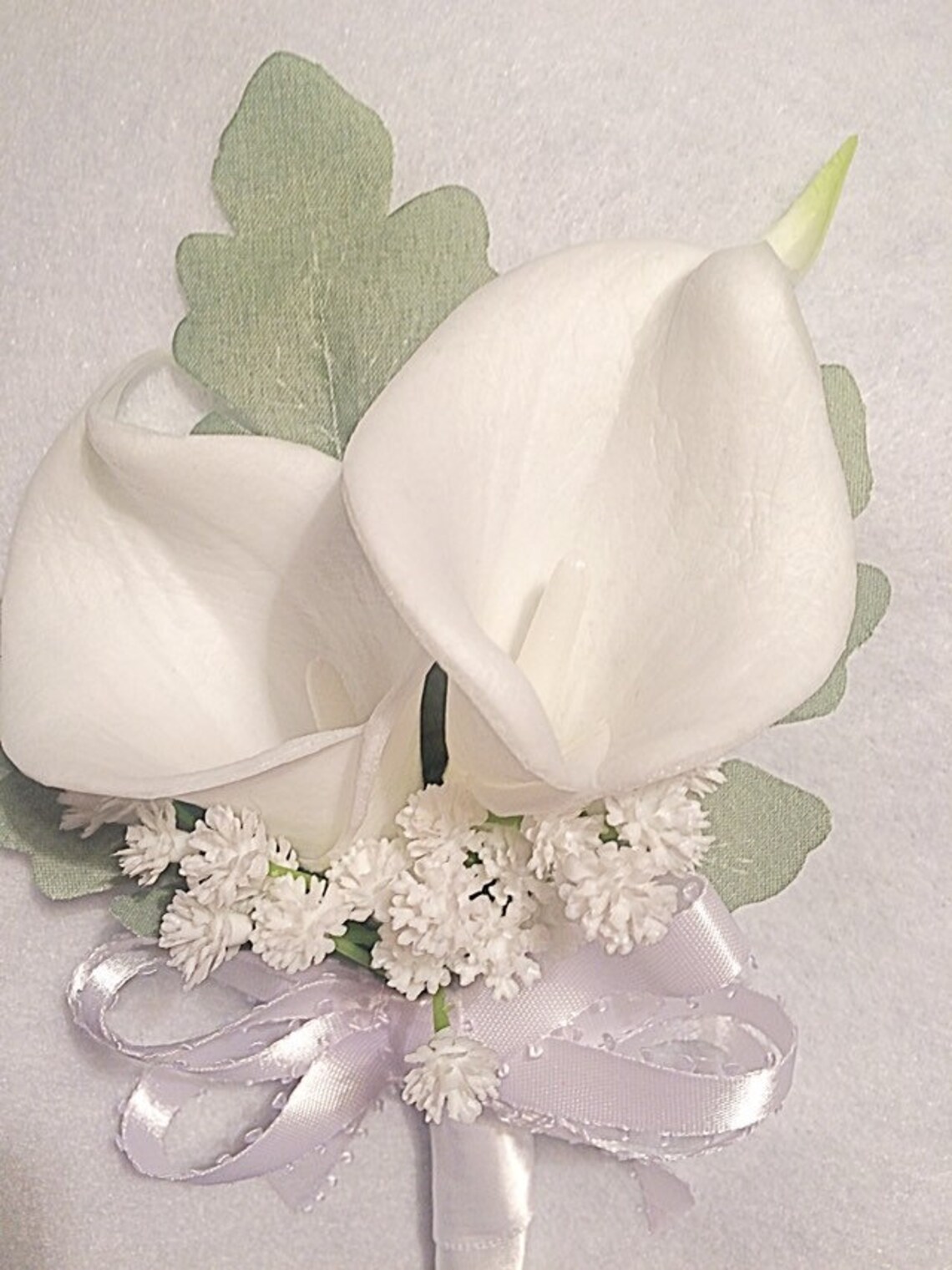 White Lily Corsage White Calla Lily Corsage Calla Lily Baby Etsy