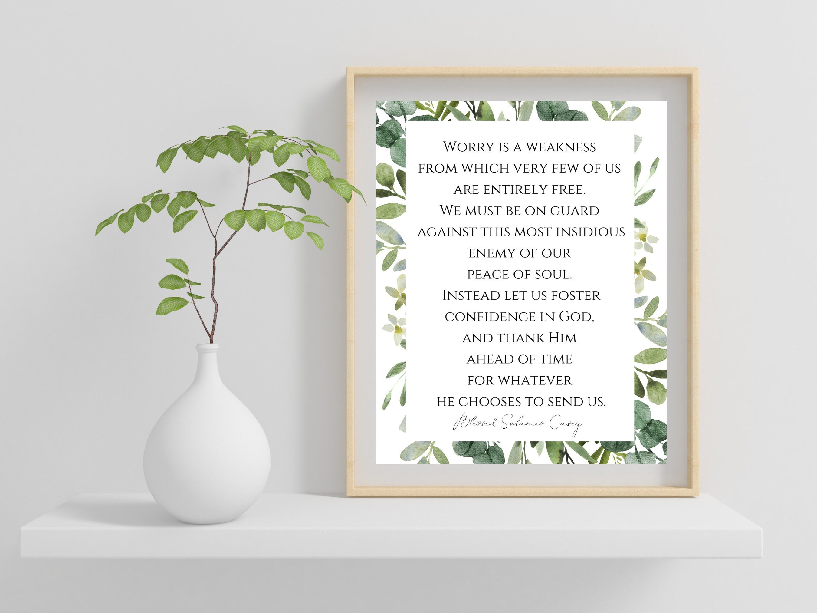 Blessed Solanus Casey, Thank God Ahead of Time, Printable Catholic ...