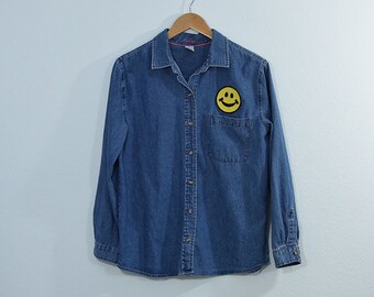 cherokee denim shirts