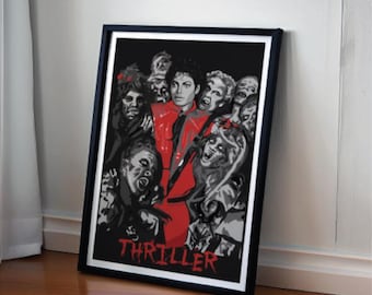 額装済/マイケルジャクソン スリラー/アートポスター Amazon｜マイケルジャクソンスリラーアルバムポスター キャンバス