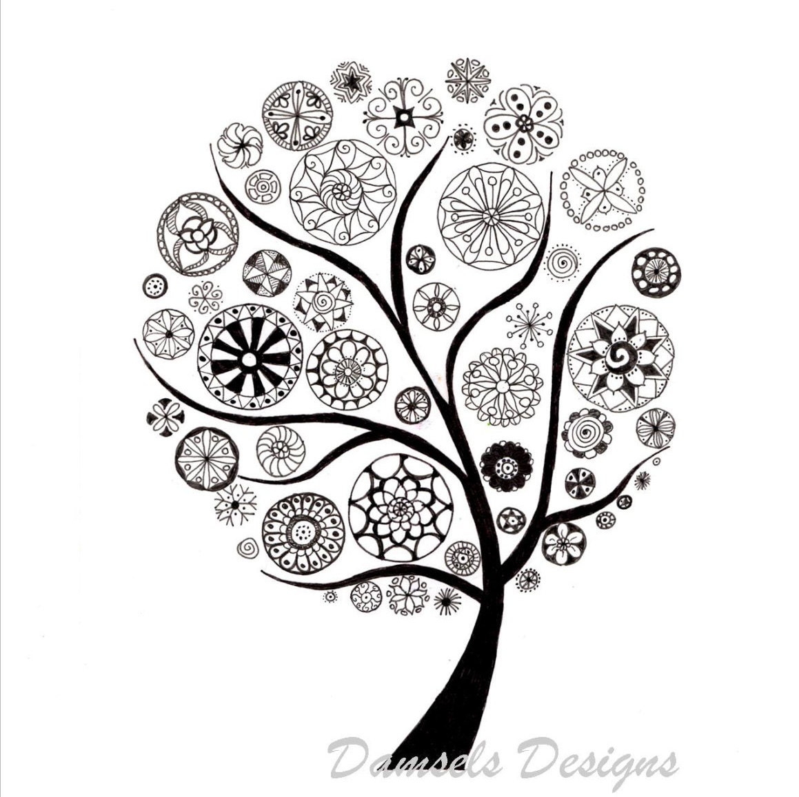 Tree Mandala Designs