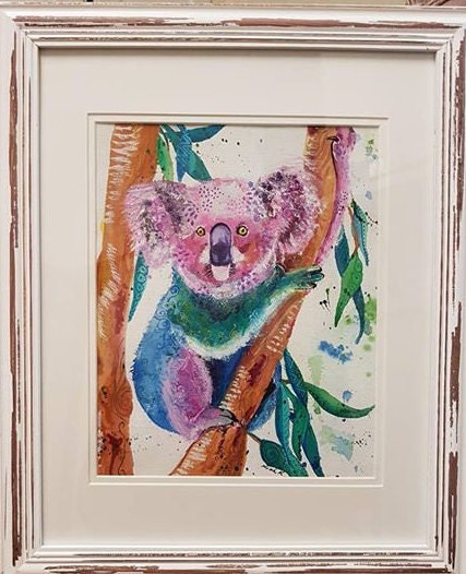 NEWEI Orecchini Pendenti Koala Australiano In Acrilico – Bijoux Alla Moda Per Donne E Ragazze, Leggeri (3g), Idea Regalo Originale - copertina