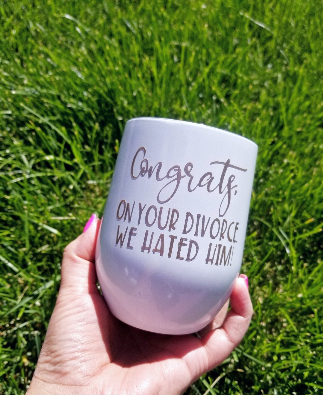 We Hated Him Congrats on Your Divorce Divorce Celebration - Etsy