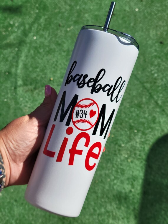 Baseball Mom Life Sports Mom Tumbler Mothers Day Gift Etsy