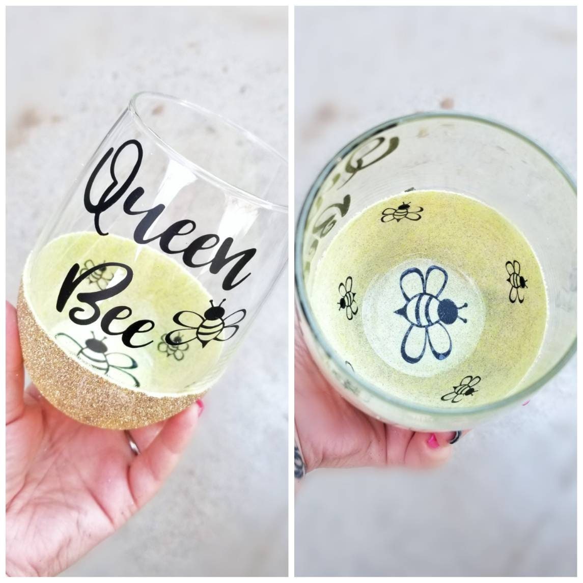 Send More Boba Can Glass Cup – Queen Bee Soiree