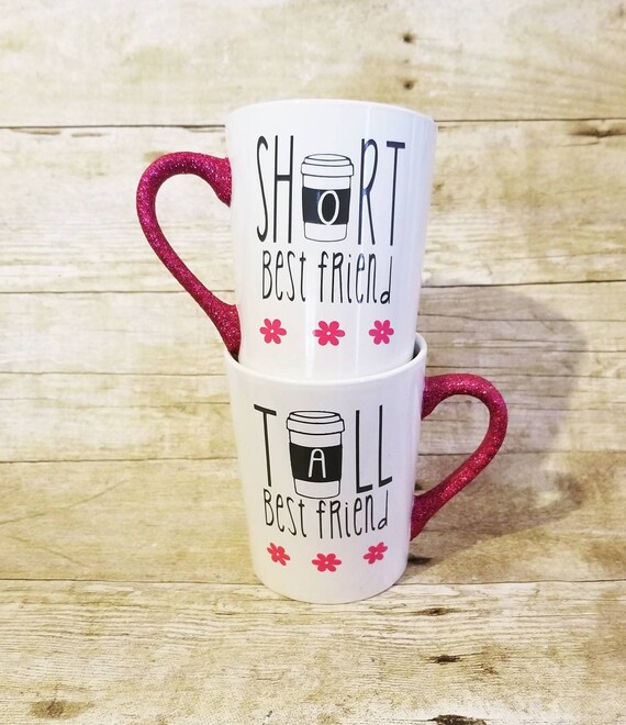 tall best friend short best friend mugs