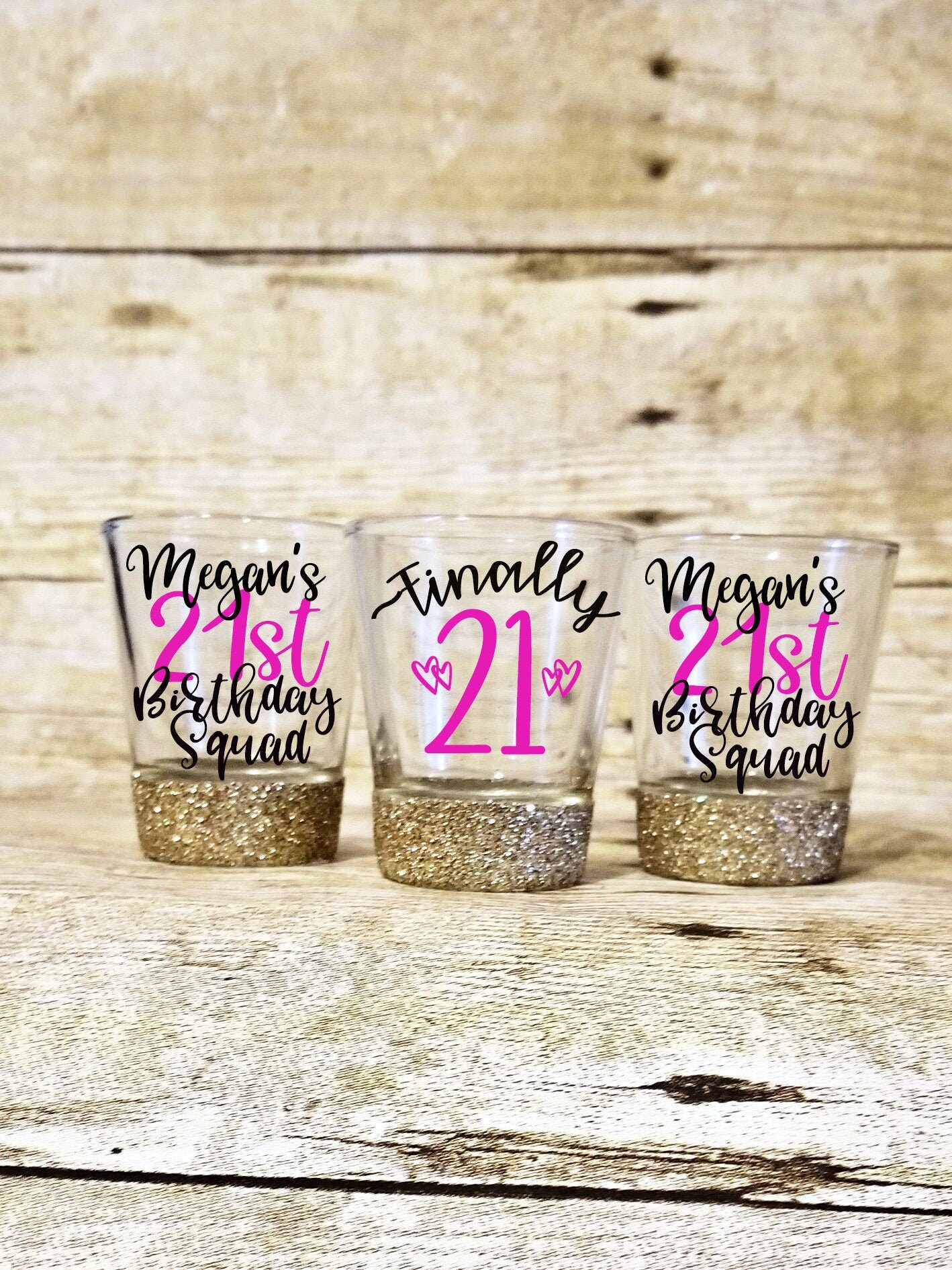 21st birthday shot glass deals