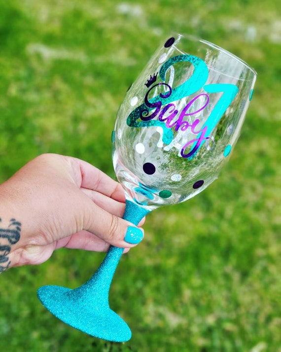 21st birthday glass deals