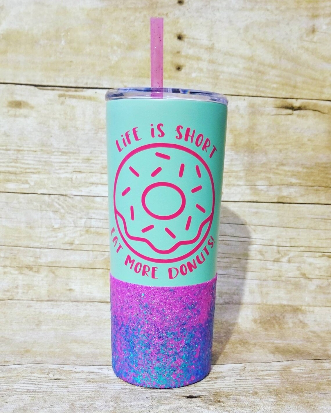 Life is short Eat more donuts Donut mug best friend gift Etsy