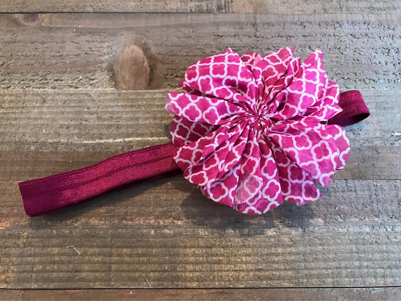 Wine Moroccan Design Headband
