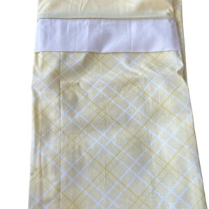 Yellow pillowcase