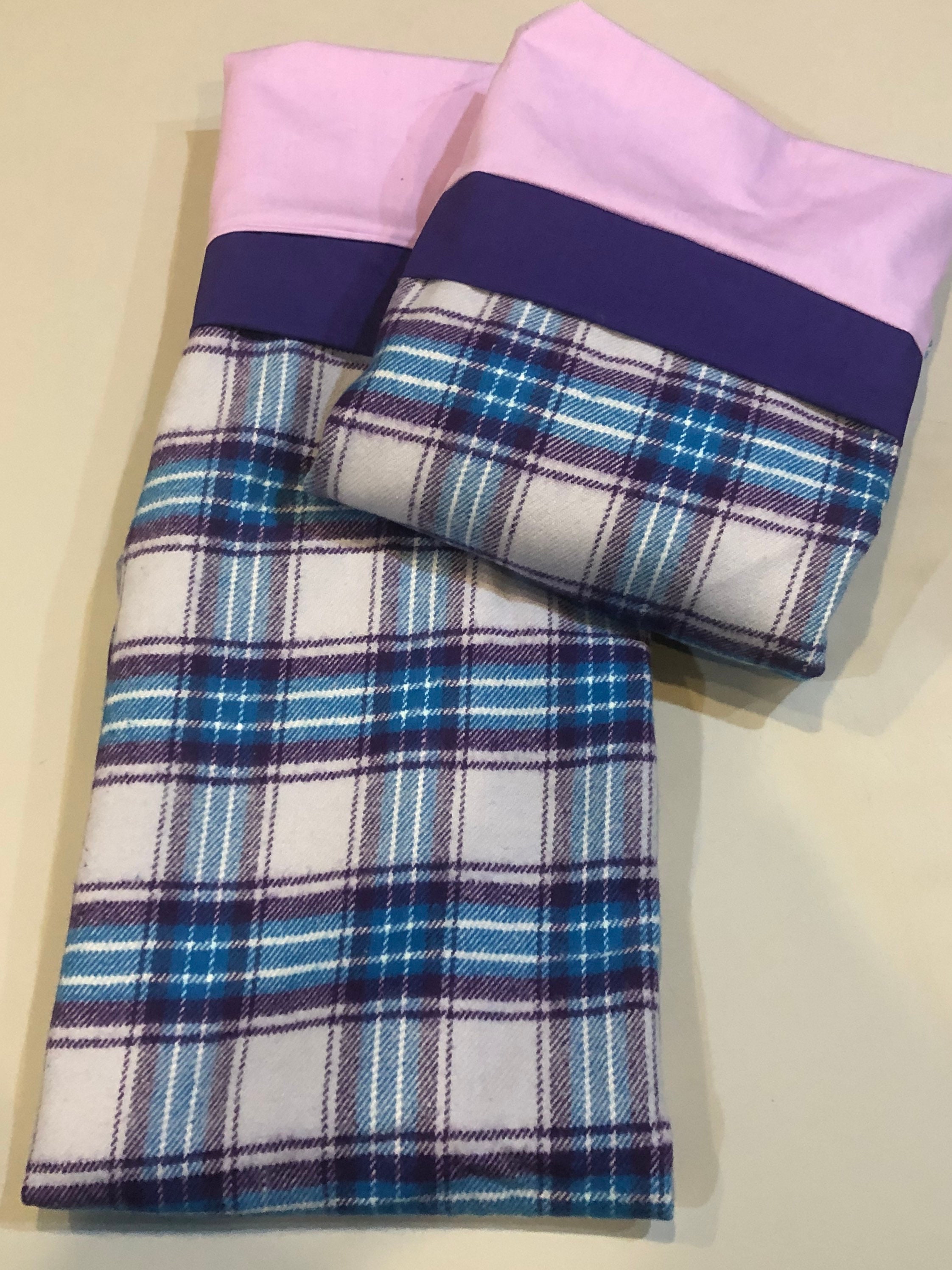 plaid flannel pillowcases