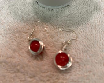 Watermelon Tourmaline Dangles