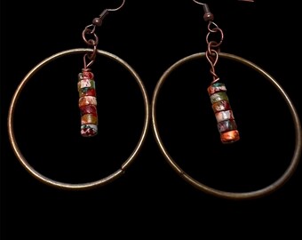Multi-colored Gemstone Earrings