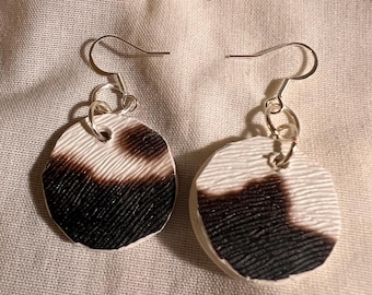 Cow Print Earrings