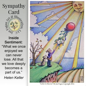 Sympathy Card, Helen Keller,Across The Miles, Missing You Card, Miss You, Helen Keller Quotes, Sympathy Gift, Helen Keller Sympathy Card, He
