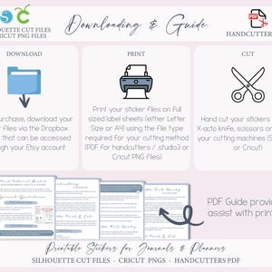 Printable Add on Vertical Weekly Planner Sticker Kit - Enchanted Garden ...