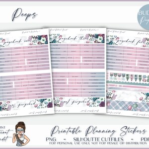 Printable Erin Condren Monthly Budget Bundle | Budget Planner Sticker ...