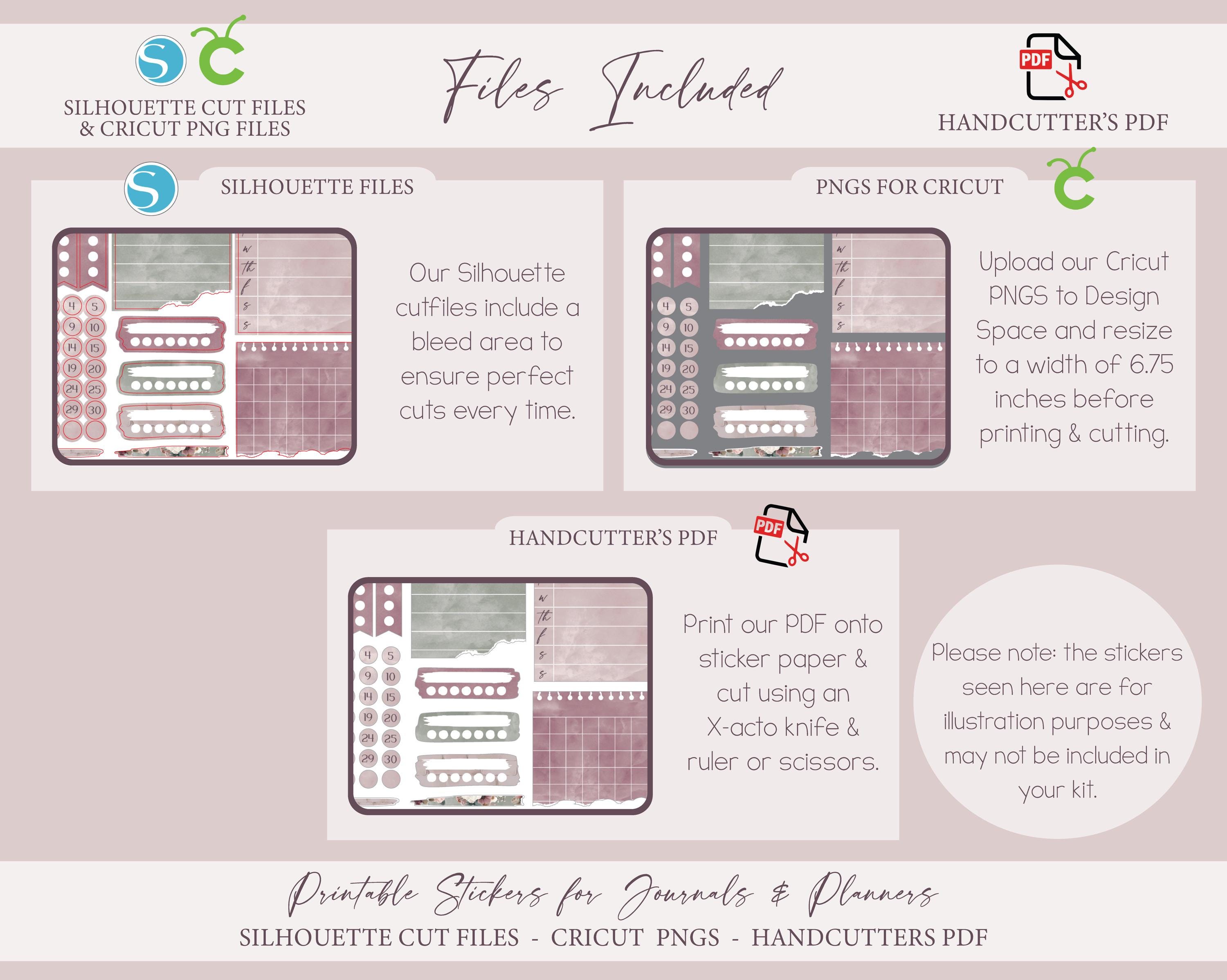 Winter Printable Vertical Weekly Planner Sticker Kit - Mulberry Grove ...
